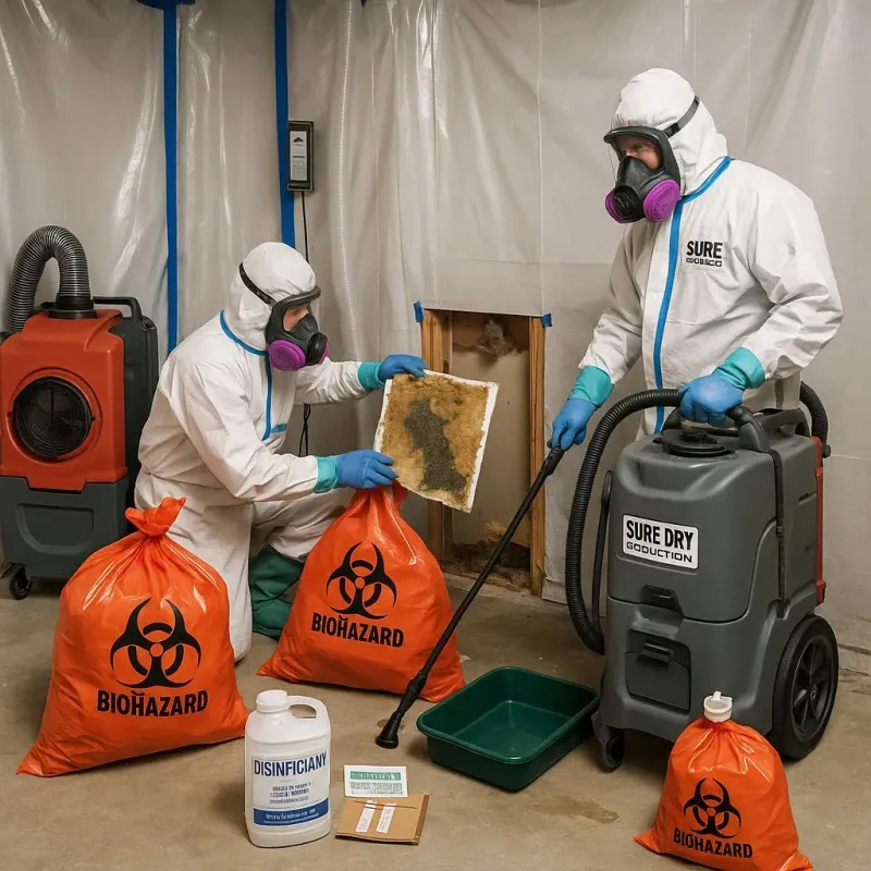Contaminated Water Handling Protocols process in Cherry Hill Mall, NJ