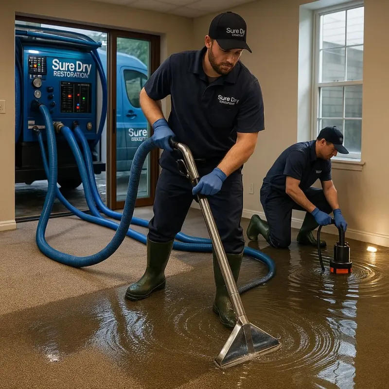 Water Extraction and Removal process in Cherry Hill Mall, NJ